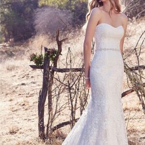 Maggie Sottero Jaslynn,Antique Ivory,NWT,S16,Bridal Gown-$225